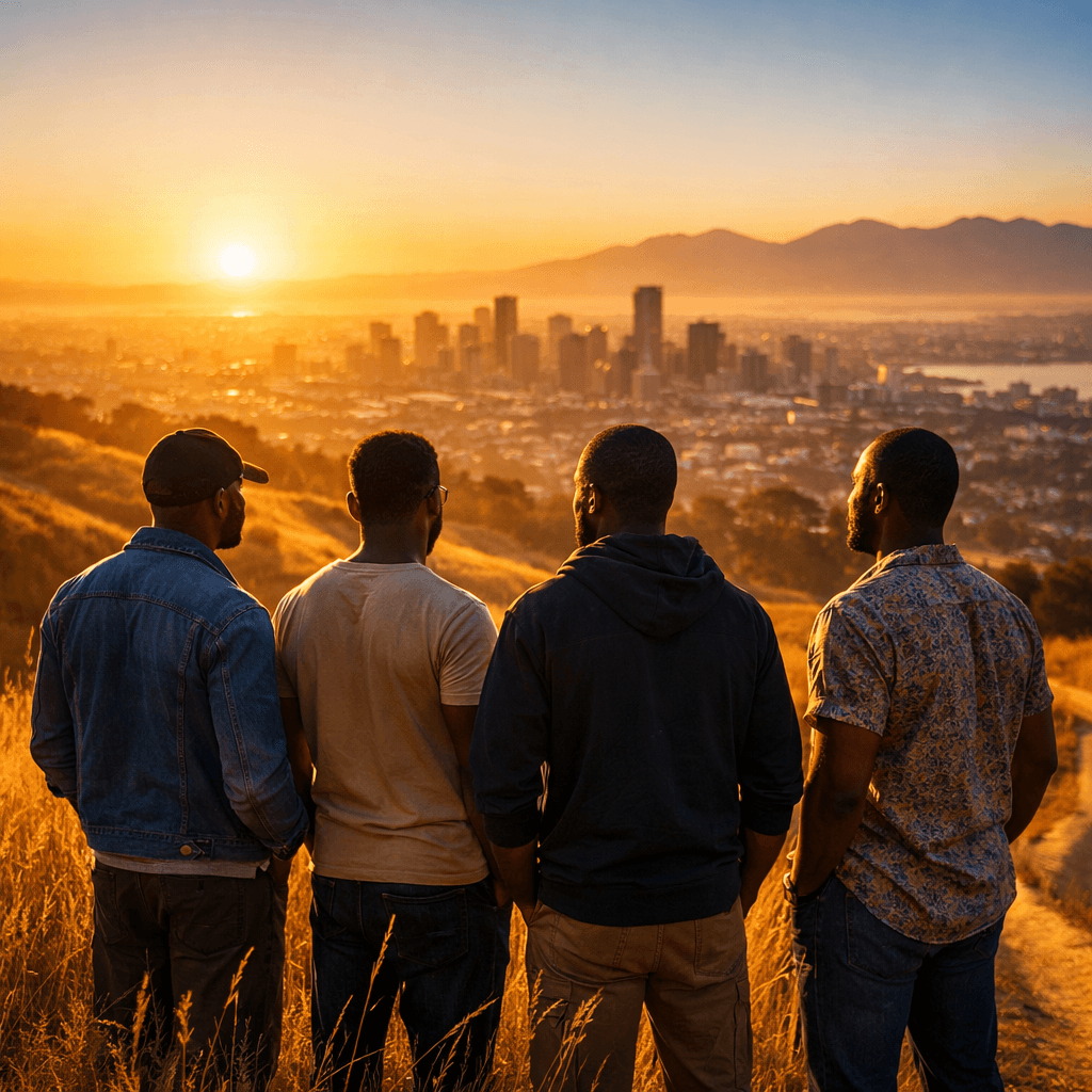 Diverse group of men - Building Tomorrow Together